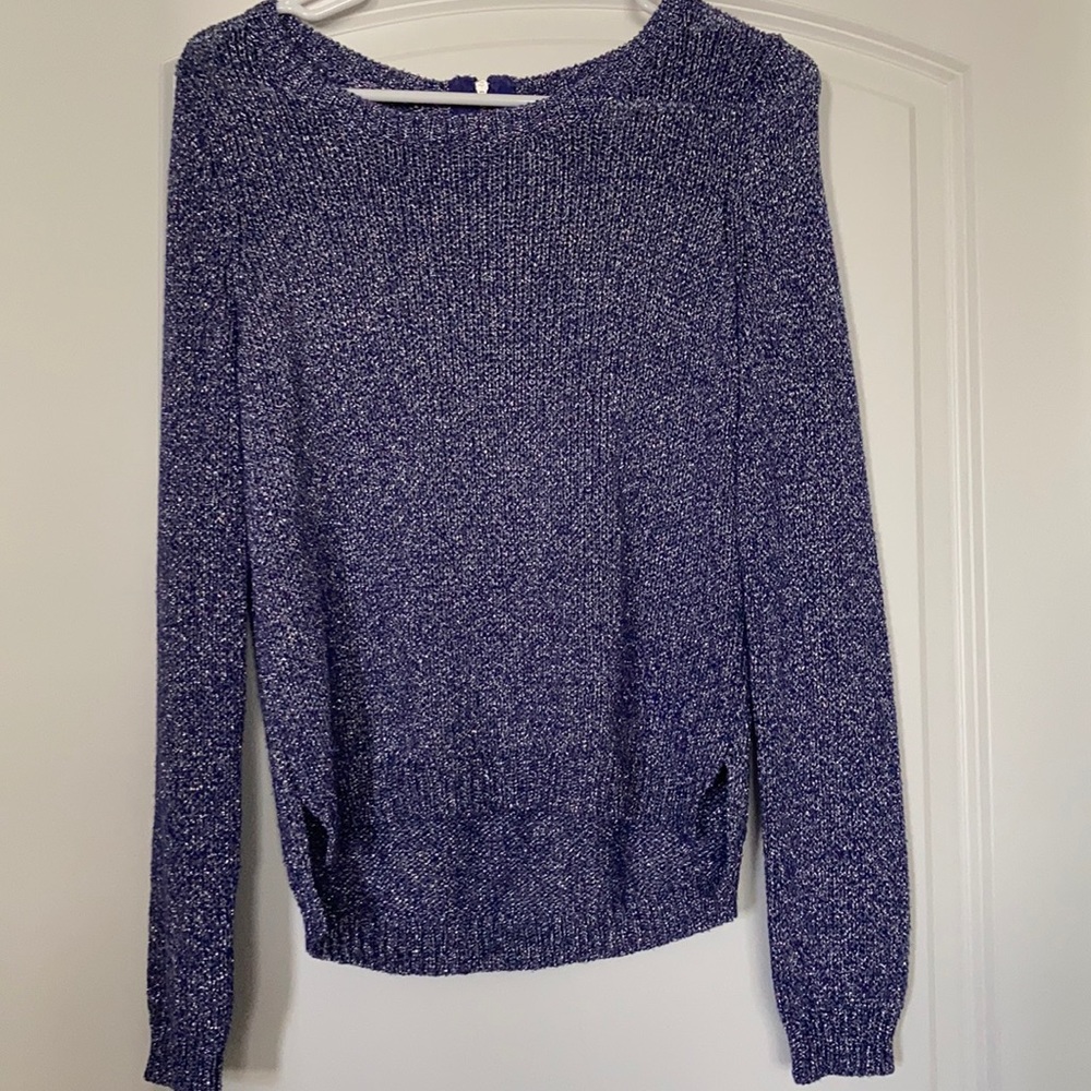 Purple Sparkle Sweater